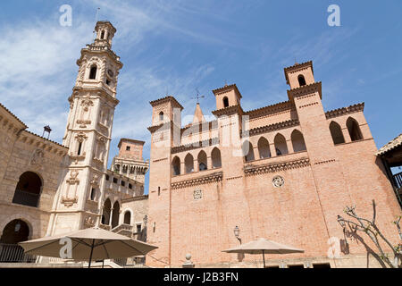 Plaza Mayor am Poble Espanyol in Palma De Mallorca, Spanien Stockfoto
