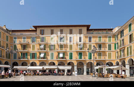 Placa Major in Palma De Mallorca, Spanien Stockfoto