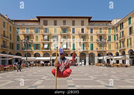 Placa Major in Palma De Mallorca, Spanien Stockfoto