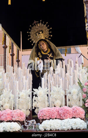Karfreitags-Prozession am Placa St. Francisco in Palma De Mallorca, Spanien Stockfoto