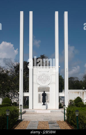 Französisch War Memorial Goubert Avenue erinnert an Soldaten, die ihr Leben für ihr Land während des ersten Weltkriegs niedergelegt Stockfoto