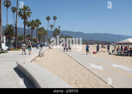 Santa Barbara Streetscenes, Innenstadt, Kalifornien Stockfoto