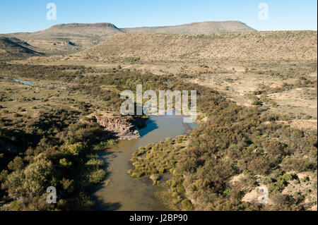 Landschaft in private Wildfarm, Great Karoo, Südafrika Stockfoto