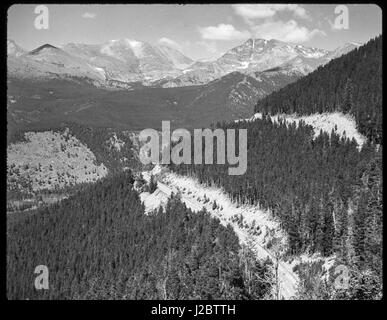 Vintage Dias zeigen Urlaub, Familienurlaub, alte Autos, im Bereich Utah und Colorado. Kodachrome-Dia-Film und konvertiert digitale Fotos übernommen. Stockfoto