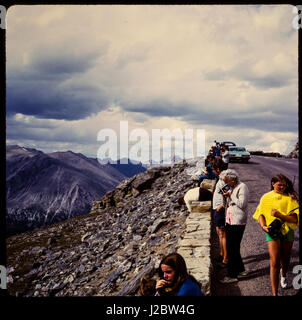 Vintage Dias zeigen Urlaub, Familienurlaub, alte Autos, im Bereich Utah und Colorado. Kodachrome-Dia-Film und konvertiert digitale Fotos übernommen. Stockfoto