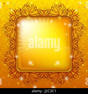 Goldene Ferien Hintergrund Stock Vektor