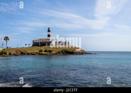 Farol da Barra (Barra Lightouse) - Salvador, Bahia, Brasilien Stockfoto