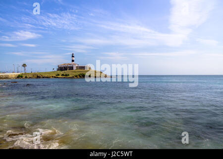 Farol da Barra (Barra Lightouse) - Salvador, Bahia, Brasilien Stockfoto