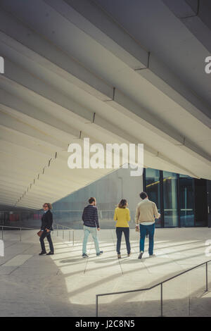 EDV-Zentrale, Cais de Sodré, Lissabon, Portugal Stockfoto