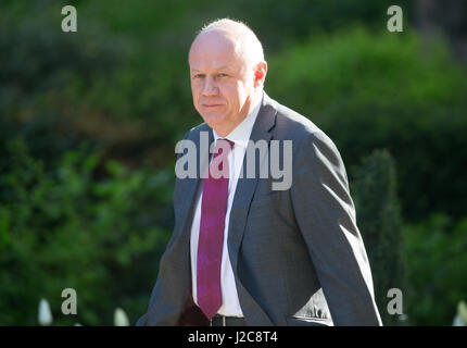 Großbritanniens Arbeit und Renten Sekretär, Damian Green, kommt für eine Sitzung des Kabinetts in 10 Downing Street Stockfoto