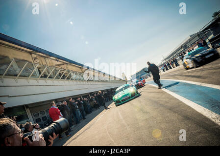 Porsche 997 GT3 R - Autorennen Stockfoto