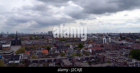 Rotterdam, Niederlande und in der Nähe Hafen ist der größte in Europa Stockfoto