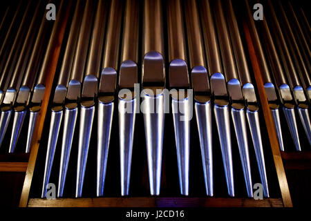 Christlichen detaillierte - Orgel in der Kirche Stockfoto