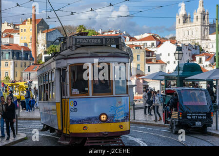 Portugal, Lisboa, Lissabon, Lissabon ist der Wechselpunkt für den Flug nach Cabo Verde Stockfoto