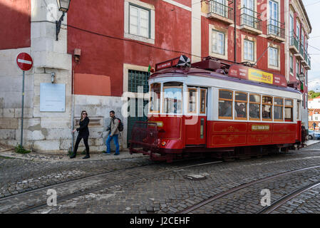 Portugal, Lisboa, Lissabon, Lissabon ist der Wechselpunkt für den Flug nach Cabo Verde Stockfoto