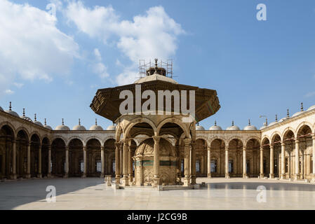 Ägypten, Kairo Gouvernement Kairo, die Zitadelle mit der Alabaster-Moschee Stockfoto