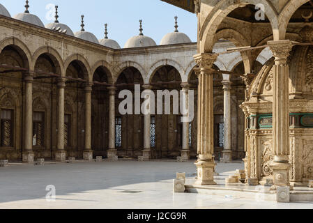 Ägypten, Kairo Gouvernement Kairo, die Zitadelle mit der Alabaster-Moschee Stockfoto