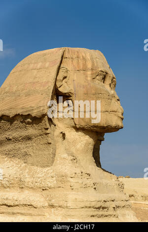 Ägypten, Gizeh Gouvernement, Gizeh, die Pyramiden von Gizeh sind UNESCO-Welterbestätten Stockfoto