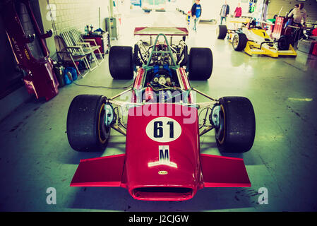 Lola T142 von 1969 - klassische F1-Boliden Stockfoto