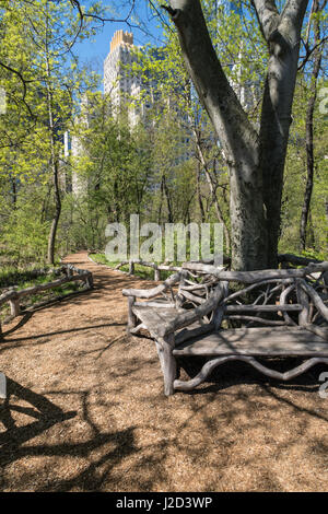 Central Park im Frühling, New York City, USA Stockfoto