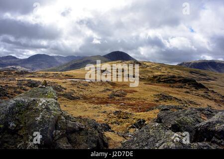 Brandreth Gipfel aus grau Knotts Stockfoto