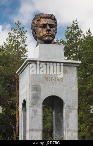 Bulgarien, Mittelgebirge, Mirkovo, bulgarische Unabhängigkeit Führer, Vasil Levski-Denkmal Stockfoto