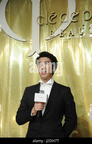 Shanghai, China. 27. April 2017. Lee Hom Wang besucht Marke Förderung Konferenz in Shanghai, China am 27. April 2017. (Foto von TPG) Bildnachweis: TopPhoto/Alamy Live-Nachrichten Stockfoto