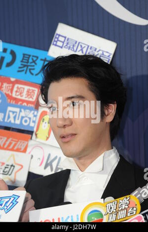 Shanghai, China. 27. April 2017. Lee Hom Wang besucht Marke Förderung Konferenz in Shanghai, China am 27. April 2017. (Foto von TPG) Bildnachweis: TopPhoto/Alamy Live-Nachrichten Stockfoto