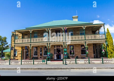 Richmond, Tasmanien, Australien - 21. Dezember 2016: Richmond Arms Hotel Stockfoto