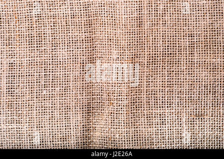 Sackleinen, Jute Textur für Hintergrund Stockfoto