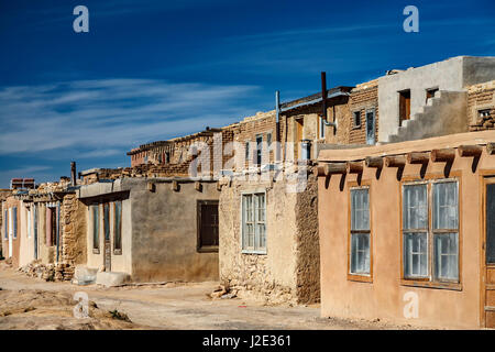 Häuser, Sky City Acoma Pueblo, New Mexico, USA Stockfoto