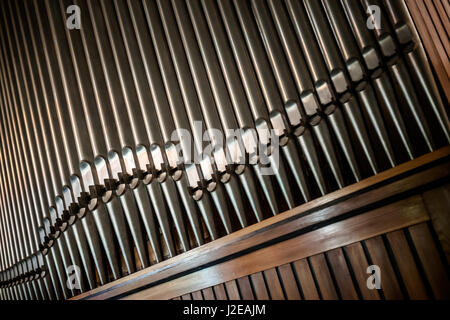 Christlichen detaillierte - Orgel in der Kirche Stockfoto