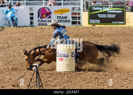 Red Bluff Rodeo Roundup 2017 Stockfoto