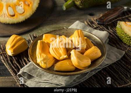 Hausgemachte Bio frische Jackfruit essfertig Stockfoto