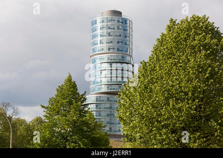 Das Bürogebäude Exzenterhaus, Architekten Gerhard Spangenberg, Bochum, Deutschland. Stockfoto