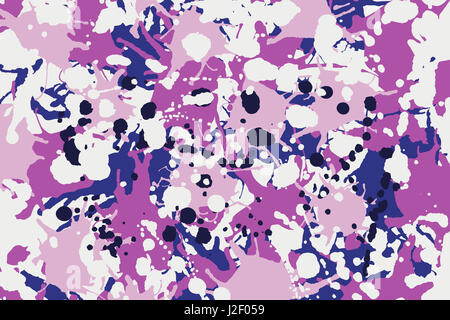 Blau Rosa Schattierungen Tinte Farbe spritzt farbigen Hintergrund Stockfoto