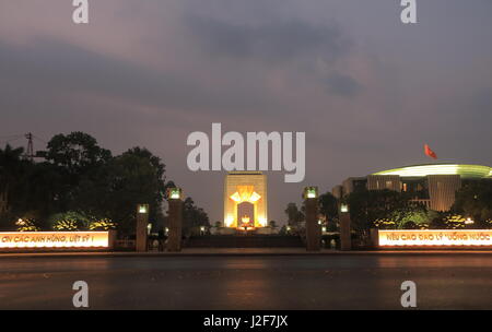 Vietnam-Krieg-Denkmal in Hanoi Vietnam Stockfoto