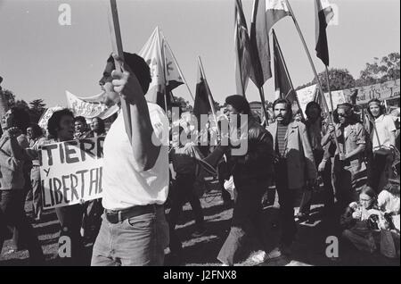 Berkeley in den 60er Jahren Krawallen Stockfoto