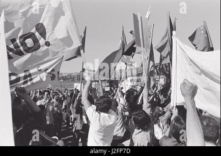 Berkeley in den 60er Jahren Krawallen Stockfoto