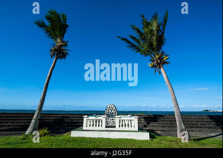 Deutsche Denkmal in Apia, Upolu, Samoa, Südsee Stockfoto