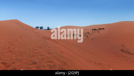 Roten Sanddünen im Dorf Mui Ne, Vietnam Stockfoto