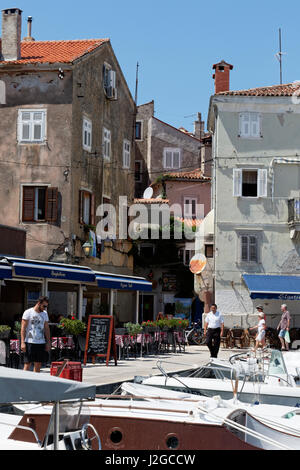 Küstenstadt Cres auf der Insel Cres in der Adria, Kroatien Stockfoto