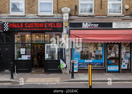 Fotografien aus Roggen Lane in Peckham in Südlondon. Roggen-Lane ist die Hauptstraße und Einkaufsviertel in Peckham. Es hat eine hohe Konzentration von f Stockfoto