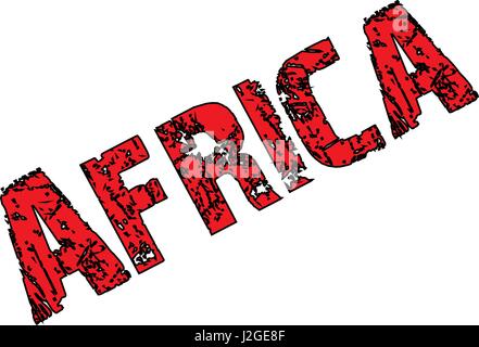 Abbildung ist Text Zeichen auf weißem Hintergrund Stock Vektor