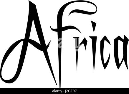 Abbildung ist Text Zeichen auf weißem Hintergrund Stock Vektor