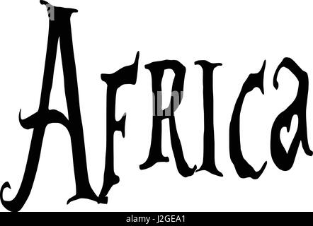 Abbildung ist Text Zeichen auf weißem Hintergrund Stock Vektor