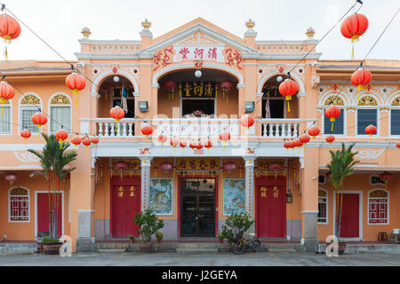 GEORGE TOWN, MALAYSIA - 27 März: Teoh Kongsi Clan Haus am 27. März 2016 in George Town, Malaysia. Stockfoto