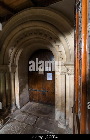 St. Briavels Pfarrkirche St Mary the Virgin, Gloucestershire. Stockfoto