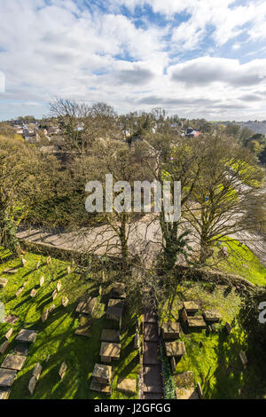 St. Briavels Pfarrkirche St Mary the Virgin, Gloucestershire. Stockfoto