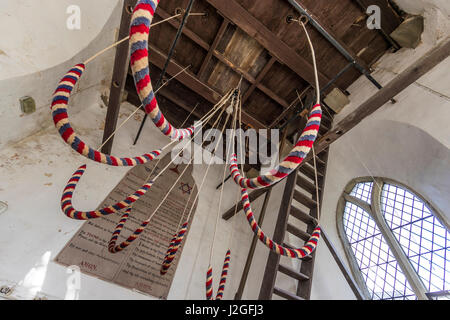 St. Briavels Pfarrkirche St Mary the Virgin, Gloucestershire. Stockfoto